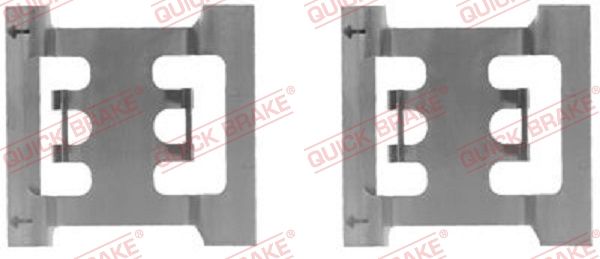QUICK BRAKE 109-1083 Accessory Kit, disc brake pad