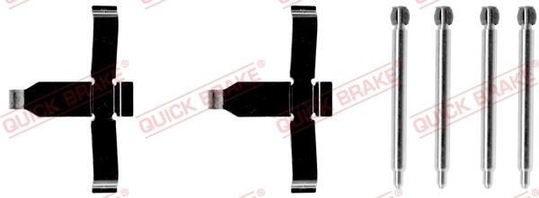 QUICK BRAKE 109-1127 Accessory Kit, disc brake pad
