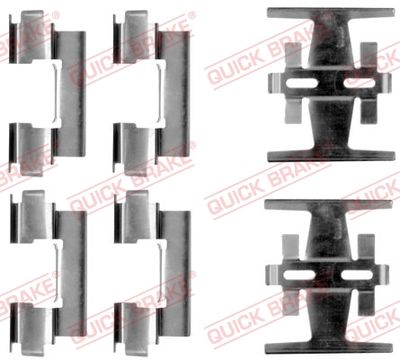 Accessory Kit, disc brake pad QUICK BRAKE 109-1134