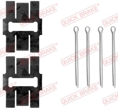 Accessory Kit, disc brake pad QUICK BRAKE 109-1146