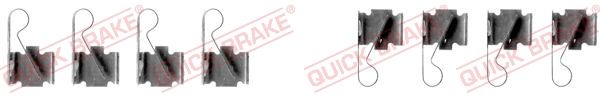 QUICK BRAKE 109-1167 Accessory Kit, disc brake pad