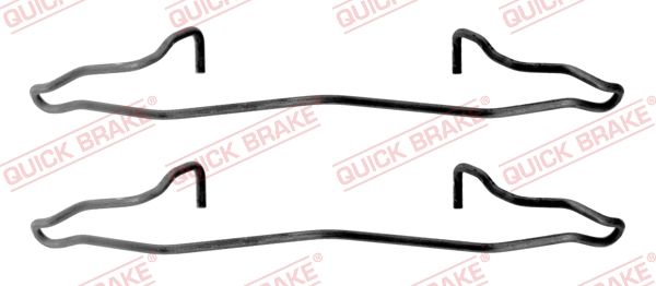 QUICK BRAKE 109-1186 Accessory Kit, disc brake pad