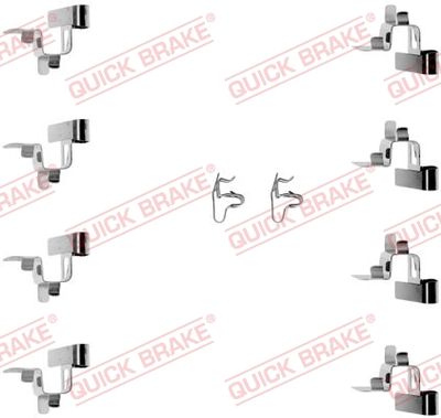 Accessory Kit, disc brake pad QUICK BRAKE 109-1191