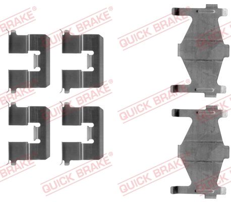 QUICK BRAKE 109-1206 Accessory Kit, disc brake pad