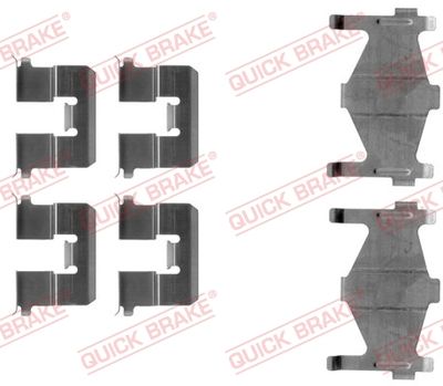 Accessory Kit, disc brake pad QUICK BRAKE 109-1206