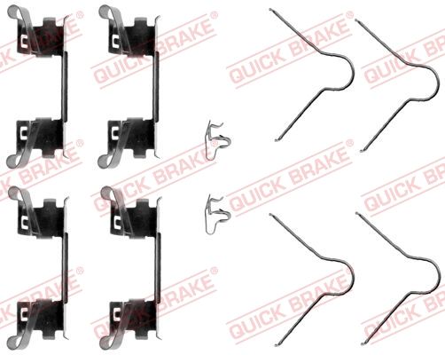 QUICK BRAKE 109-1254 Accessory Kit, disc brake pad