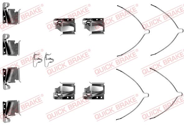 QUICK BRAKE 109-1268 Accessory Kit, disc brake pad
