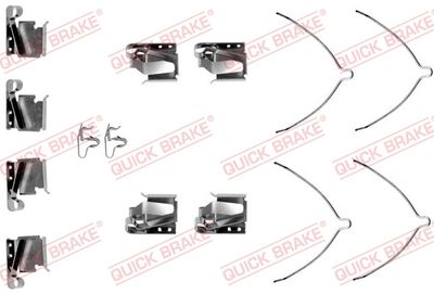 Accessory Kit, disc brake pad QUICK BRAKE 109-1268