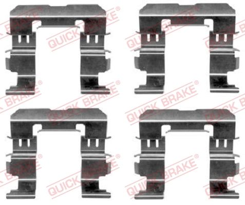 QUICK BRAKE 109-1612 Accessory Kit, disc brake pad