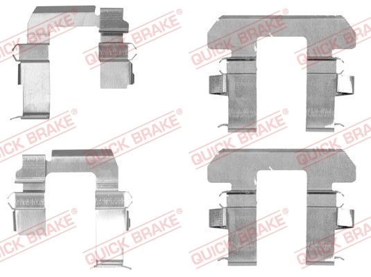 QUICK BRAKE 109-1763 Accessory Kit, disc brake pad