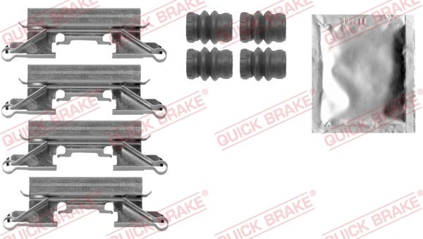 QUICK BRAKE 109-0002 Accessory Kit, disc brake pad