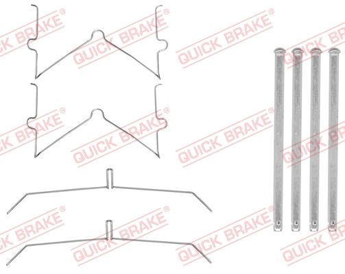QUICK BRAKE 109-0003 Accessory Kit, disc brake pad