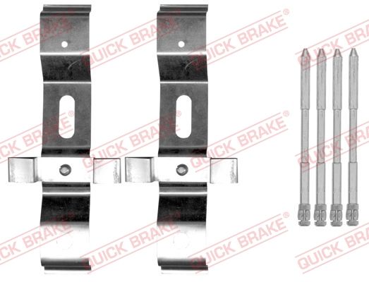 QUICK BRAKE 109-0004 Accessory Kit, disc brake pad