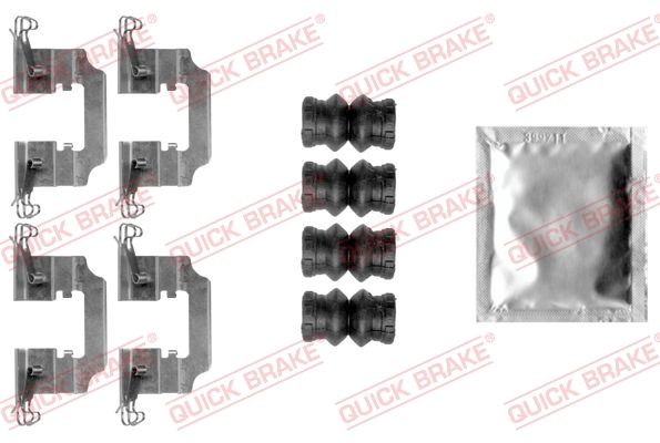 QUICK BRAKE 109-0008 Accessory Kit, disc brake pad