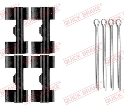 Accessory Kit, disc brake pad QUICK BRAKE 109-0009