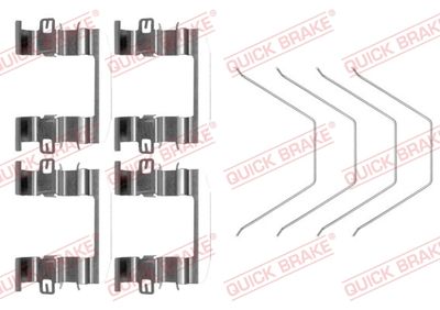 Accessory Kit, disc brake pad QUICK BRAKE 109-0016