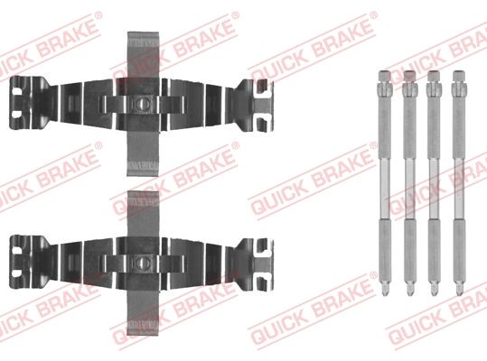 QUICK BRAKE 109-0022 Accessory Kit, disc brake pad
