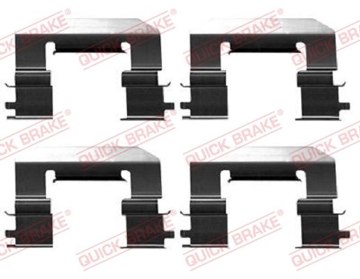 QUICK BRAKE 109-0023 Accessory Kit, disc brake pad