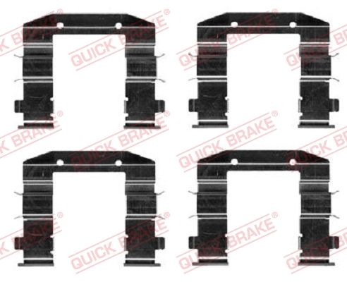 QUICK BRAKE 109-0037 Accessory Kit, disc brake pad
