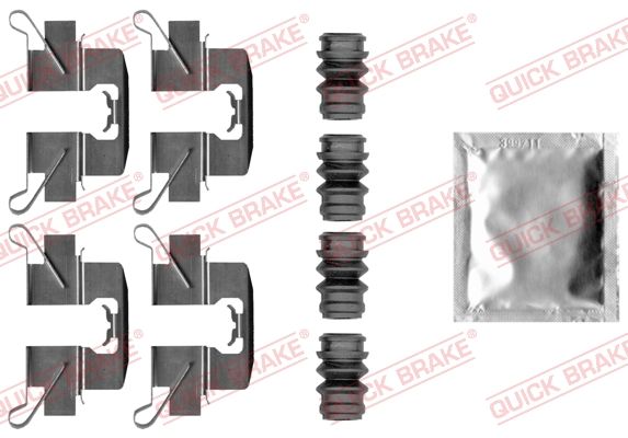 QUICK BRAKE 109-0047 Accessory Kit, disc brake pad