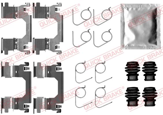 QUICK BRAKE 109-0053 Accessory Kit, disc brake pad