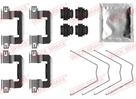 QUICK BRAKE 109-0064 Accessory Kit, disc brake pad