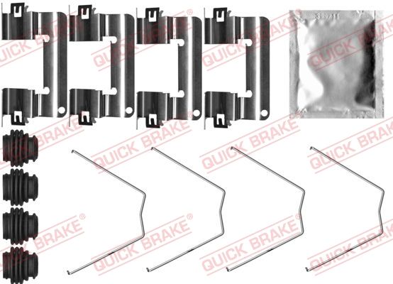 QUICK BRAKE 109-0065 Accessory Kit, disc brake pad