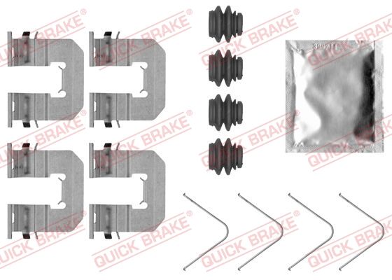 QUICK BRAKE 109-0068 Accessory Kit, disc brake pad