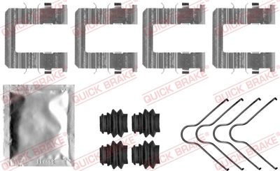 Accessory Kit, disc brake pad QUICK BRAKE 109-0074