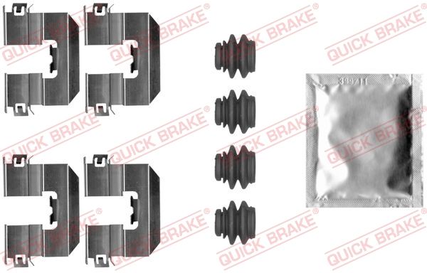 QUICK BRAKE 109-0080 Accessory Kit, disc brake pad