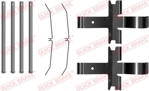 QUICK BRAKE 109-0081 Accessory Kit, disc brake pad