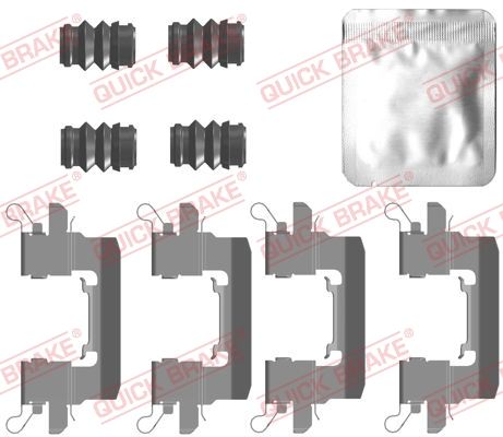 QUICK BRAKE 109-0087 Accessory Kit, disc brake pad