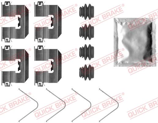 QUICK BRAKE 109-0095 Accessory Kit, disc brake pad