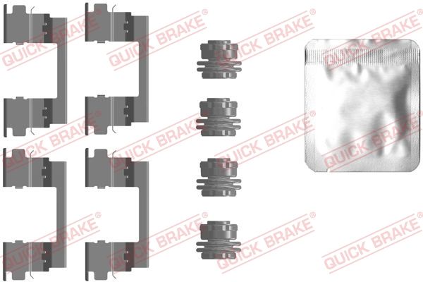 QUICK BRAKE 109-0096 Accessory Kit, disc brake pad