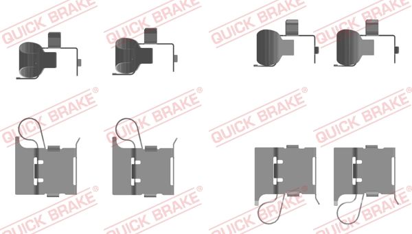 QUICK BRAKE 109-0097 Accessory Kit, disc brake pad