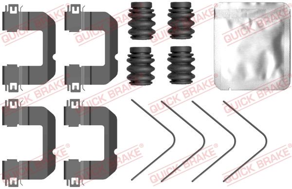 QUICK BRAKE 109-0102 Accessory Kit, disc brake pad