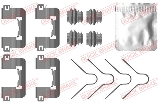 QUICK BRAKE 109-0105 Accessory Kit, disc brake pad