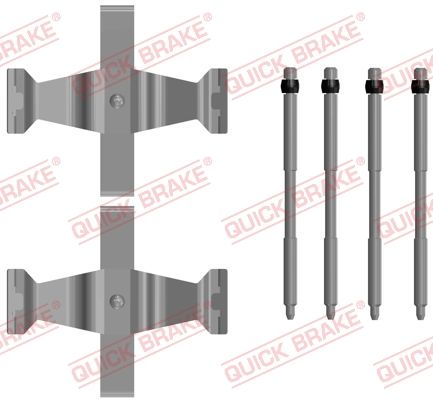 QUICK BRAKE 109-0109 Accessory Kit, disc brake pad