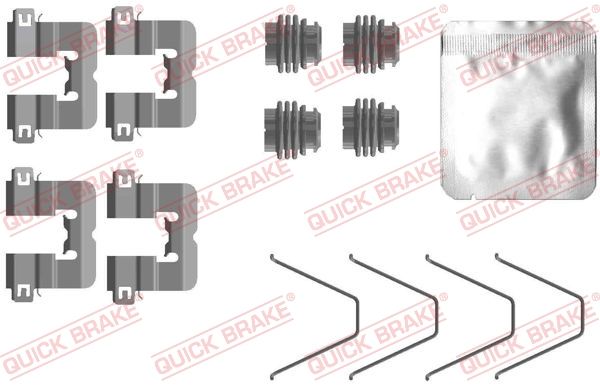 QUICK BRAKE 109-0114 Accessory Kit, disc brake pad