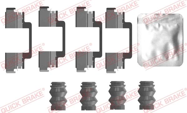 QUICK BRAKE 109-0121 Accessory Kit, disc brake pad