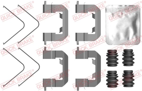 QUICK BRAKE 109-0123 Accessory Kit, disc brake pad
