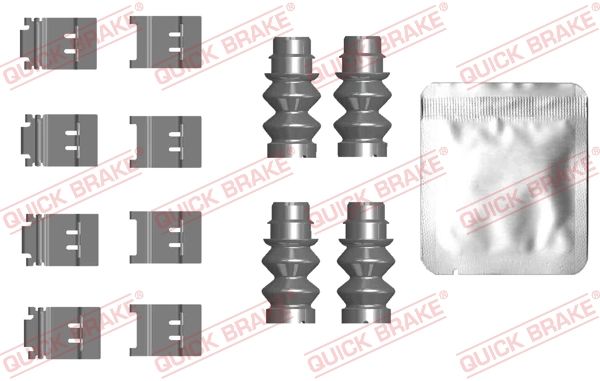 QUICK BRAKE 109-0124 Accessory Kit, disc brake pad