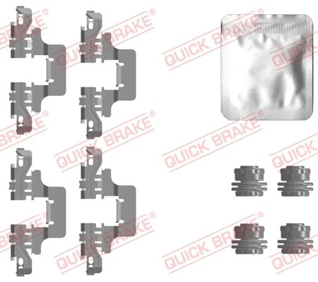 QUICK BRAKE 109-0128 Accessory Kit, disc brake pad