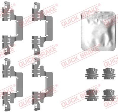 Accessory Kit, disc brake pad QUICK BRAKE 109-0129