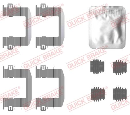 QUICK BRAKE 109-0132 Accessory Kit, disc brake pad