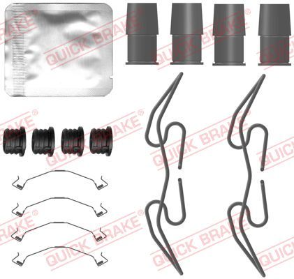 QUICK BRAKE 109-0134 Accessory Kit, disc brake pad