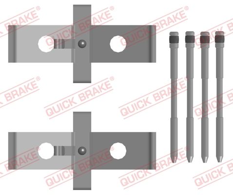 QUICK BRAKE 109-0136 Accessory Kit, disc brake pad