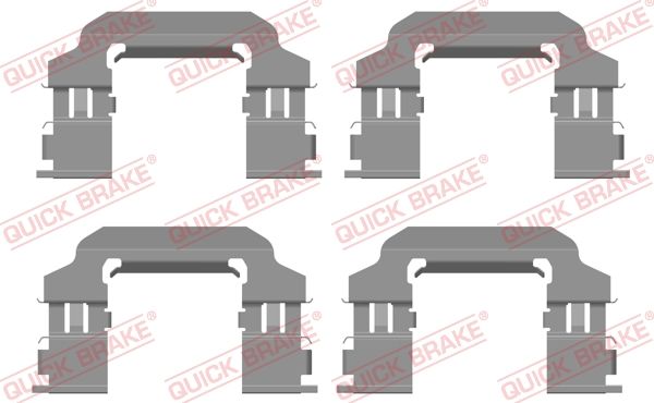 QUICK BRAKE 109-0138 Accessory Kit, disc brake pad