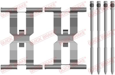 Accessory Kit, disc brake pad QUICK BRAKE 109-0143