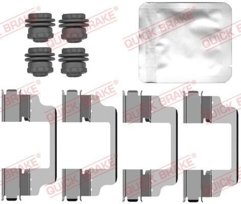QUICK BRAKE 109-0150 Accessory Kit, disc brake pad